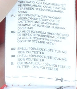 Adidas Men’s Red Hooded Waterproof Puffer Jacket L 40in Polyester