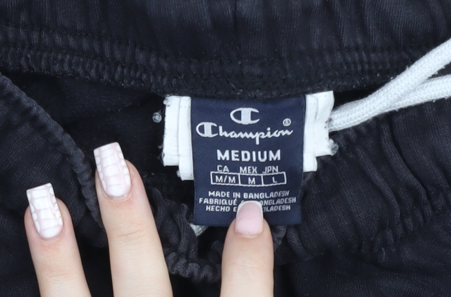 Champion Women's Black Joggers Medium Elastic Waist Sweatpants