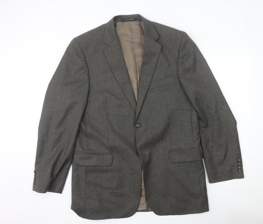 Kelly Designer Range Men's Grey Wool 40L Blazer Jacket