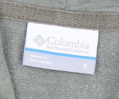 Columbia Womens Green Full Zip Hoodie Sweatshirt Size S