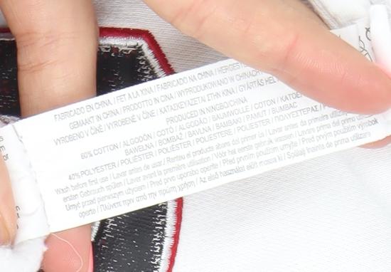 NBA Boys White Chicago Bulls Pullover Hoodie 10-11 Years Cotton Blend