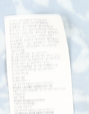 Puma Womens Blue XL Activewear Leggings Slim Fit Cotton Stretch