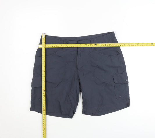 Columbia Mens Grey Cargo Shorts M Quick Dry Outdoor Travel