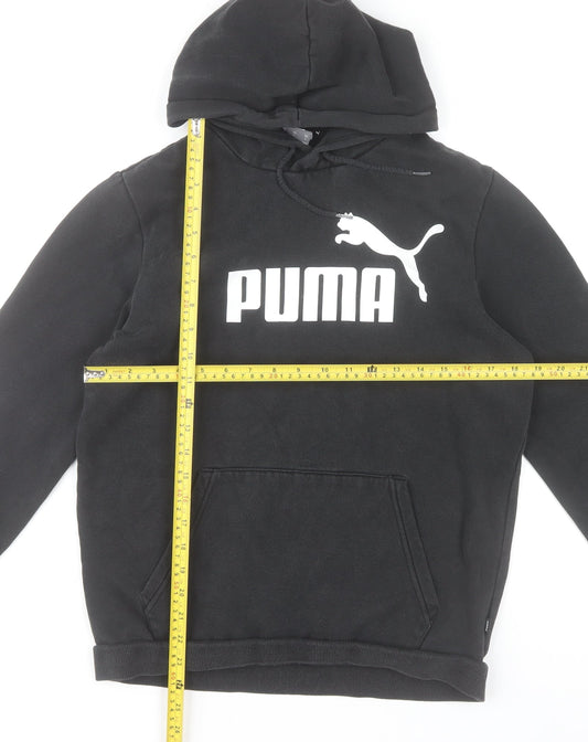 Puma Women's Black Pullover Hoodie Size S Cotton Blend