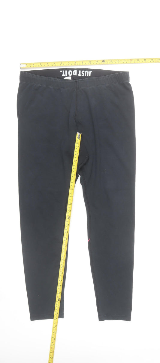 Nike Womens Black XL Leggings Just Do It Logo Sportswear