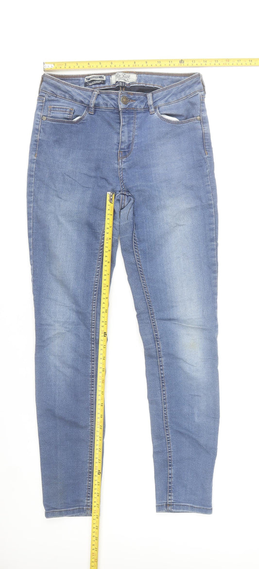 Fat Face Women’s Blue Denim Jegging Jeans Size 8 Slim Fit Mid Rise