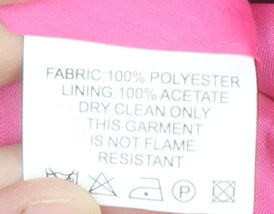 Libra Womens Pink Floral Satin A-Line Dress Size 12 Sleeveless