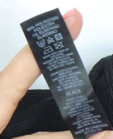 Dunnes Stores Women’s Black XS A-Line Jersey Sleeveless Dress