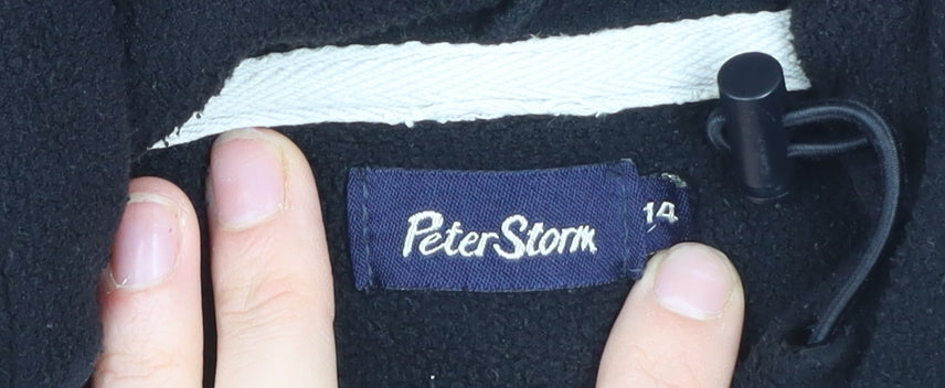 Womens UK Size 14 Peter Storm Black Basic Jacket