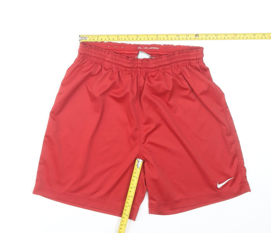 Nike Men's Red Athletic Shorts M 31/33 Moisture Wicking Training