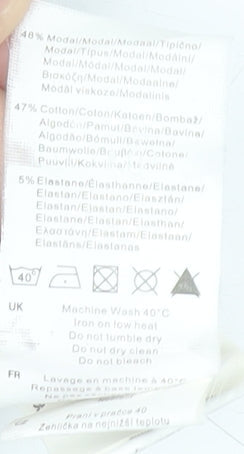 Firetrap Women's White Orange Cropped Racerback Tank Top Size 8