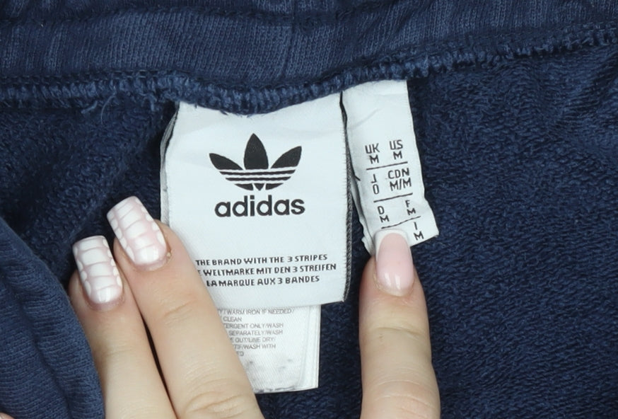 Adidas Mens Blue Sweat Shorts Size M Casual Sportswear