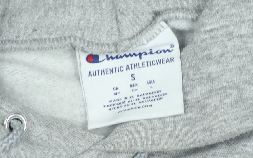 Mens UK Size S Champion Grey Pullover Hoodie