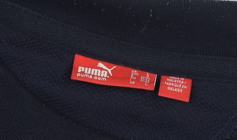 Mens UK Size L PUMA Black Pullover Sweatshirt