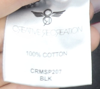 Creative Recreation Men's Black Cotton Sweat Shorts Size M