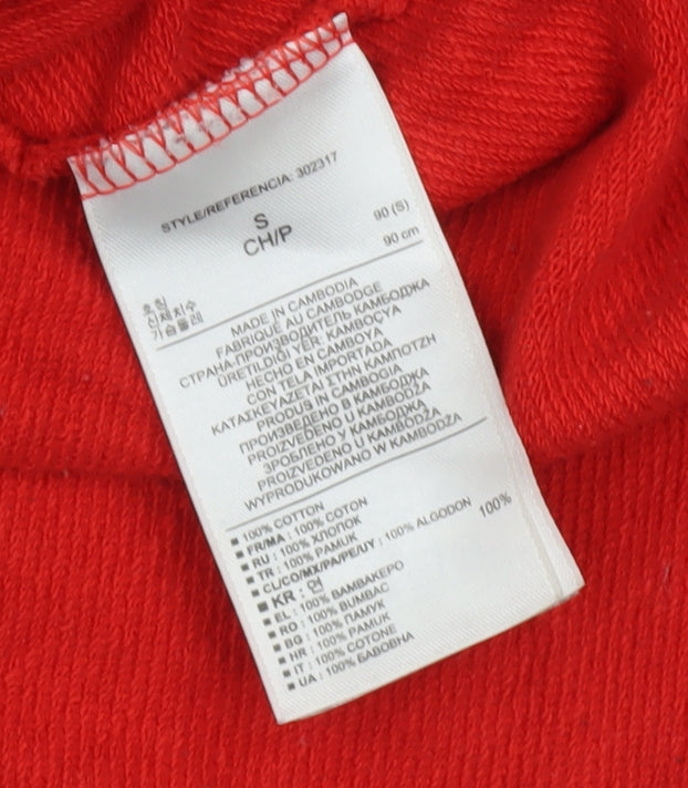 Gap Women Red Long Sleeve Pullover Sweatshirt Size S