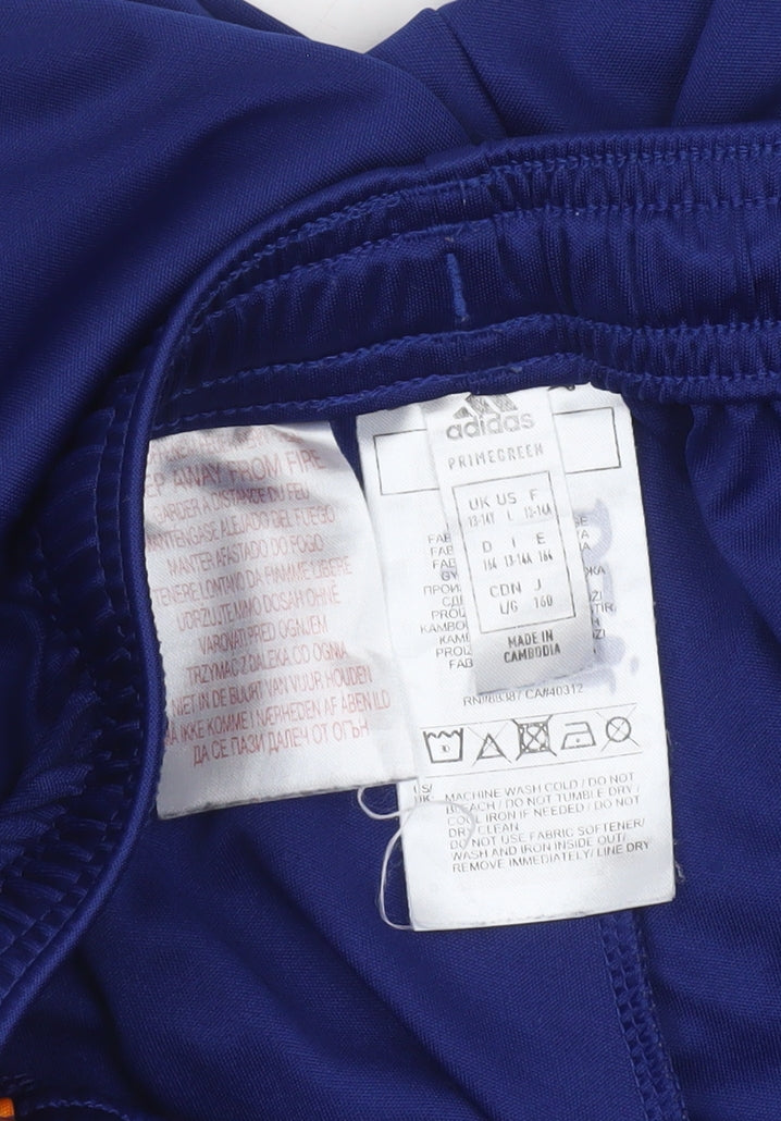 Adidas Boys Blue Real Madrid Athletic Shorts Size 13-14Y Polyester