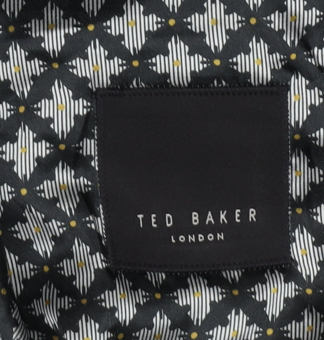 Ted Baker Men's Black Slim Fit Blazer Jacket Size M Classic Two-Button