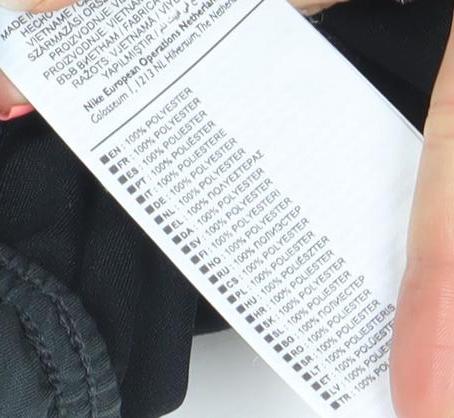 Nike Boys Black Dri-Fit Athletic Shorts Size S 8-10 Years Running Training