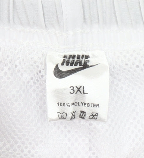 Nike Men's White 3XL Athletic Quick Dry Sports Shorts