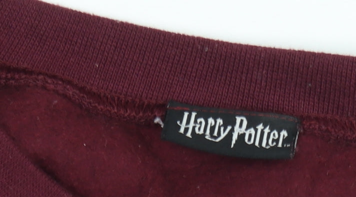 Harry Potter Gryffindor Burgundy Sweatshirt Women’s L Crew Neck