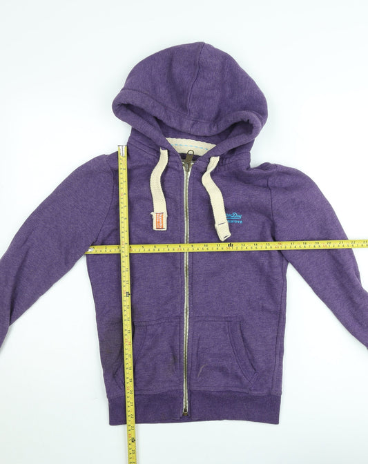 Womens UK Size S Superdry Purple Basic Jacket