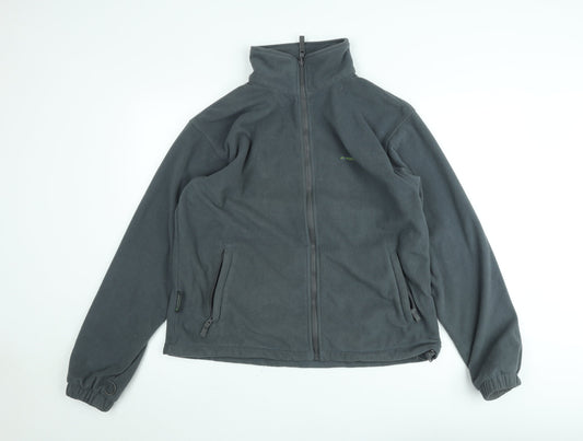 Mountainlife Men’s Grey Fleece Full Zip Outdoor Jacket M