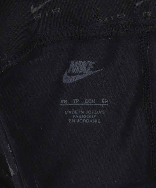 Nike Women Black XS Air Print Cotton Blend Leggings Activewear