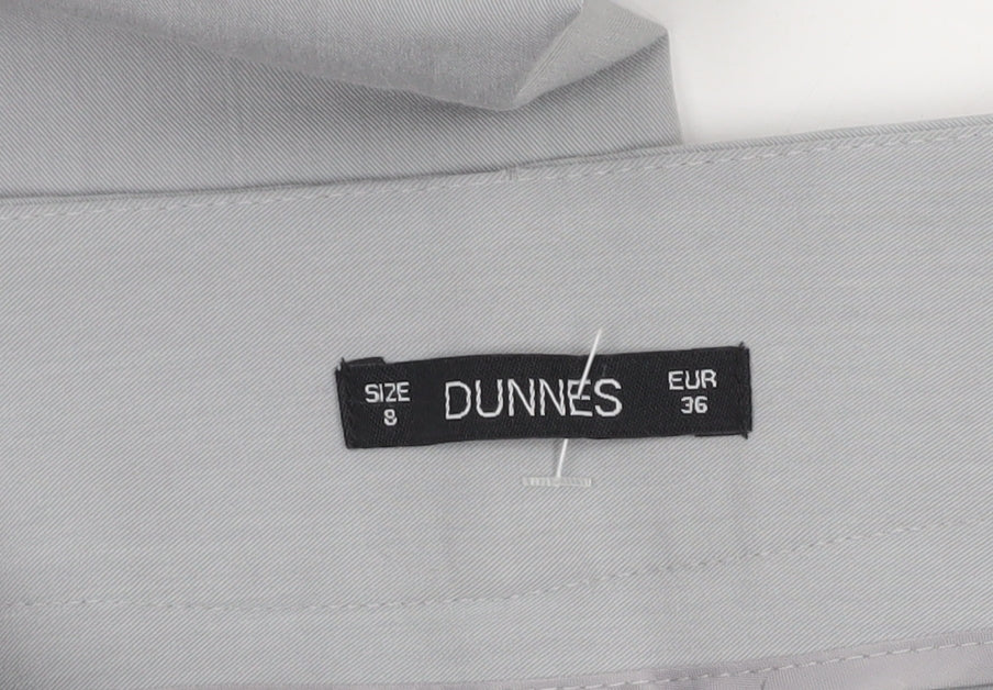 Dunnes Women Grey Size 8 Bootcut Dress Trousers