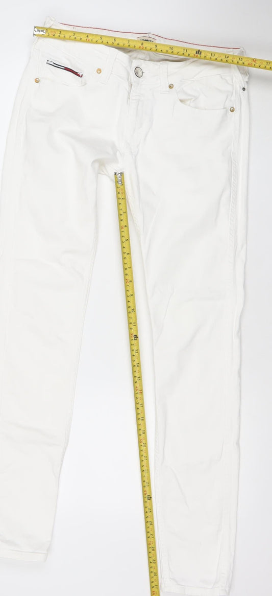 Hilfiger Denim Women's White Skinny Jeans Size 31 Slim Fit