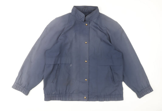 Additional front view of C&A men’s blue 40 regular basic jacket polyester cotton casual