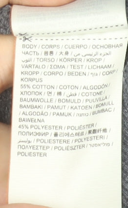 Superdry Women's Grey Hoodie Size 12 Track & Field Pullover