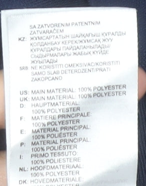 Adidas Men Blue Full Zip Track Jacket Size S Sportswear