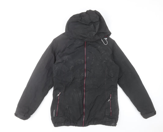 Womens UK Size 10 Regatta Black Rain Coat