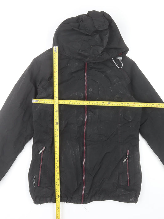 Womens UK Size 10 Regatta Black Rain Coat