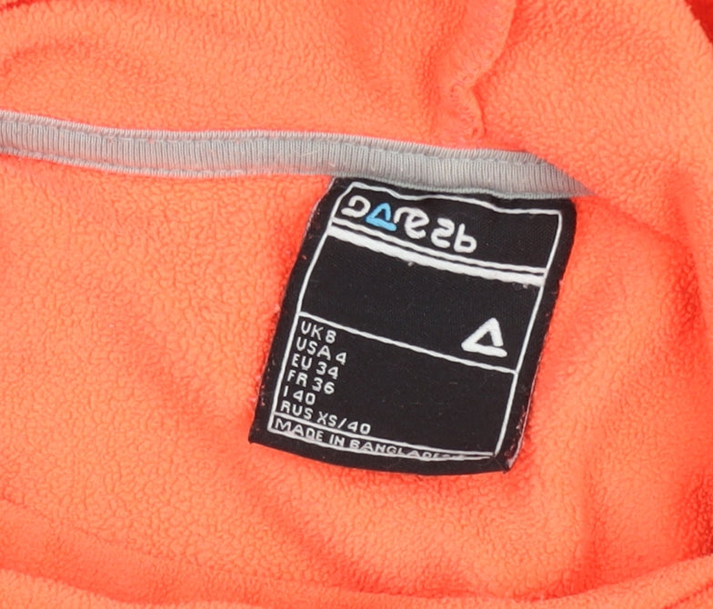 Womens UK Size 8 Dare 2B Orange Pullover Hoodie
