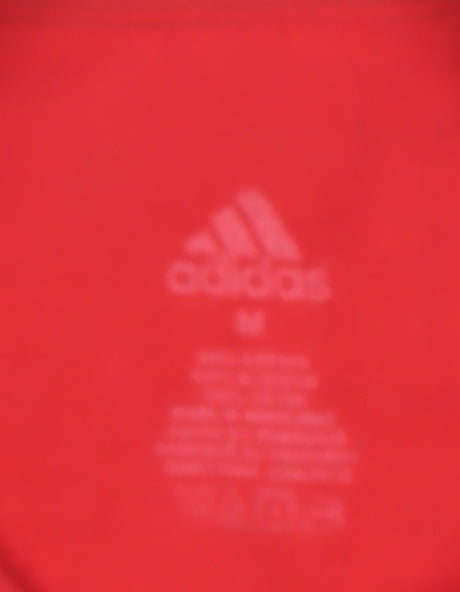 Adidas Chicago Bulls Red Crew Neck Men's Medium Graphic T-Shirt