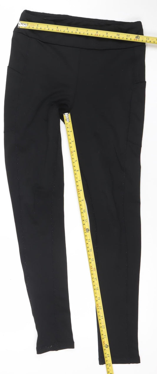 Dunnes Stores Women's Black 26in Waist Leggings Activewear Trousers