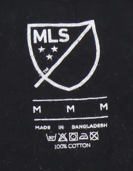 MLS Inter Miami CF Mens Black Cotton Messi #10 T-Shirt Size M