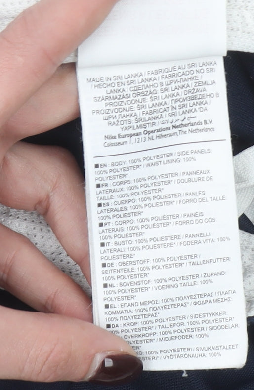 Nike Boys Blue Dri-FIT Athletic Shorts XS 6-8 Years Quick Dry Sportswear