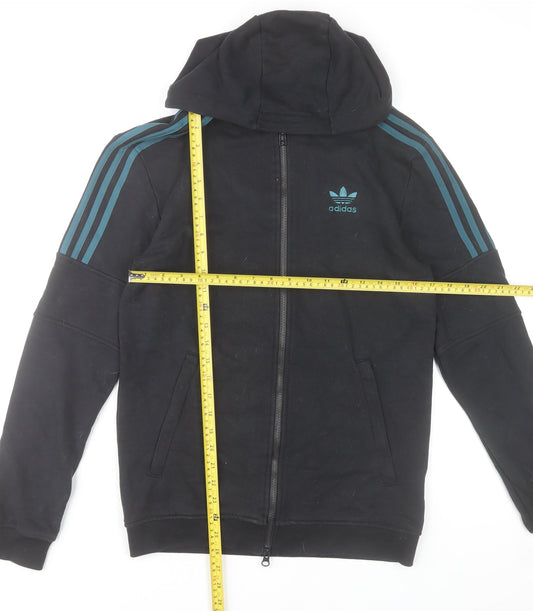 Adidas Men's Black Full Zip Hoodie Small Sportswear