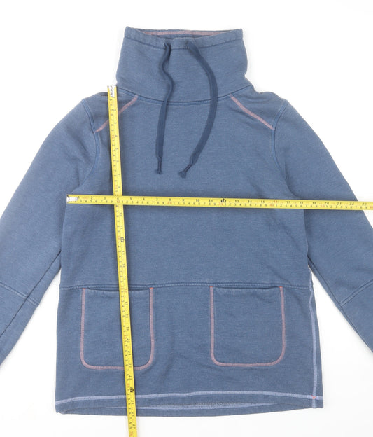 Womens UK Size 10 Joules Blue Pullover Sweatshirt