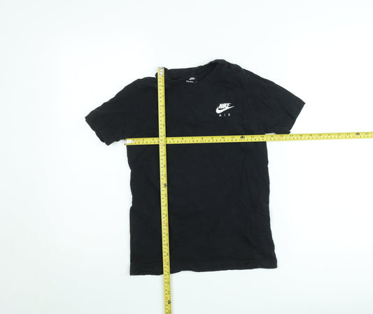 Nike Boys Black Air Graphic T-Shirt M (10-11 Years) Regular Fit