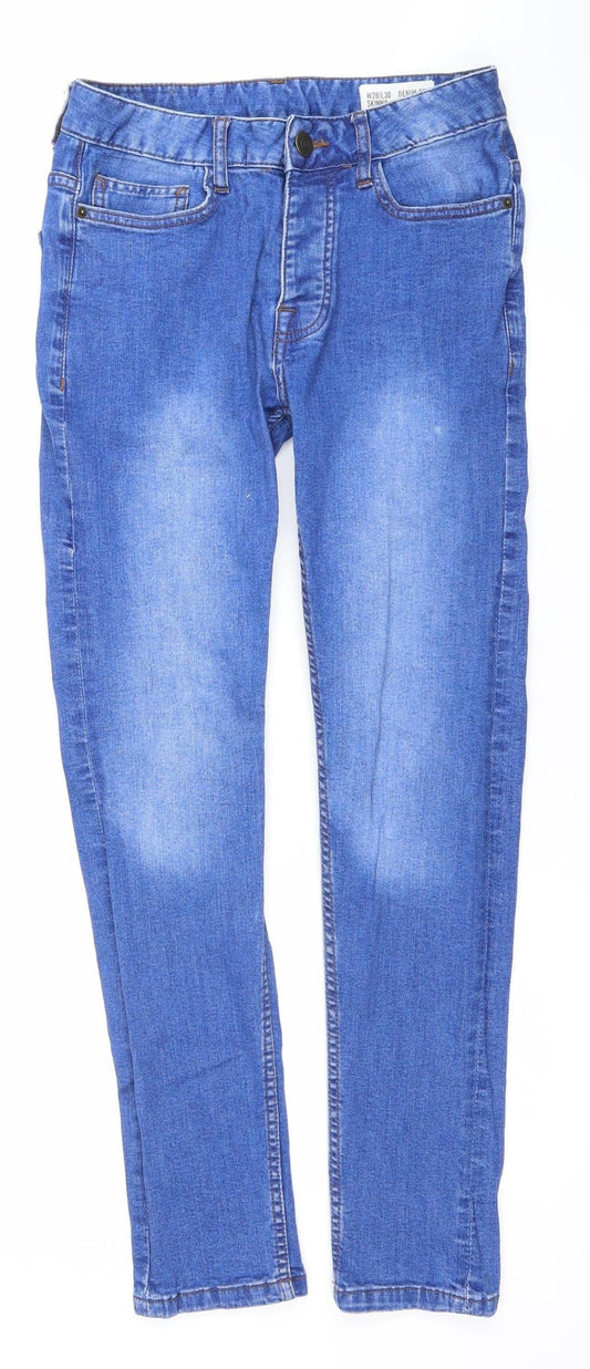 Additional front view of Denim Co. Men's Blue Skinny Jeans W28 L30 Slim Fit