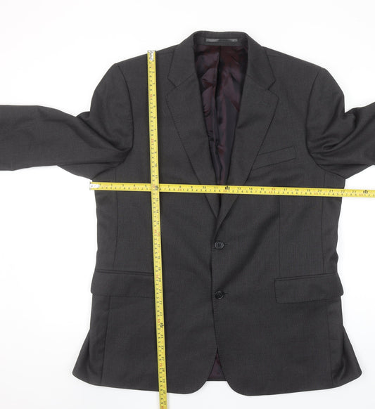 Chester by Chester Barrie Men's Grey Wool Blazer Jacket Formal 40R