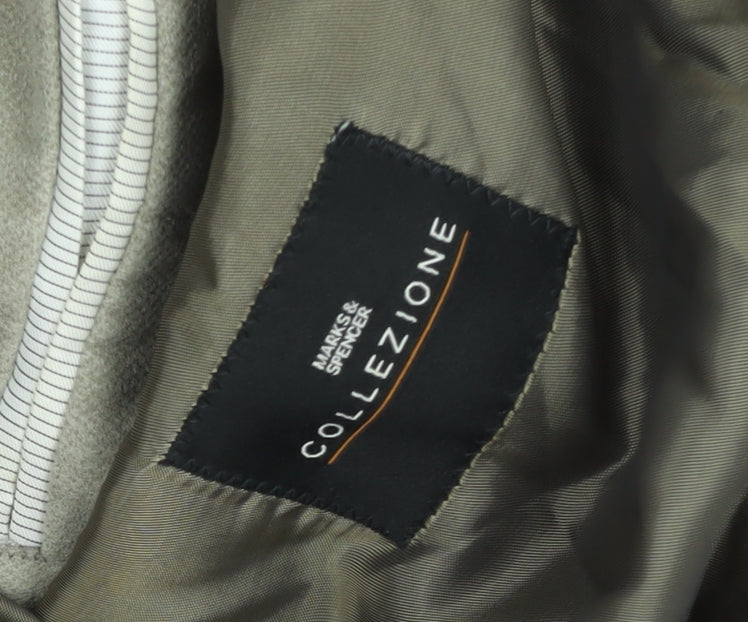 Marks and Spencer Men’s Beige Regular Fit Blazer Jacket 40in M