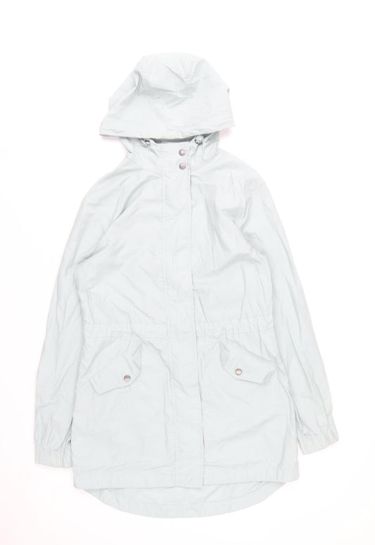 Womens UK Size 6 Fat Face Grey Parka Coat