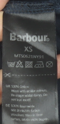 Barbour Beacon Men's Navy Blue XS Cotton Graphic T-Shirt