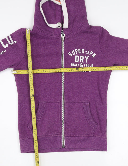 Womens UK Size S Superdry Purple Basic Jacket