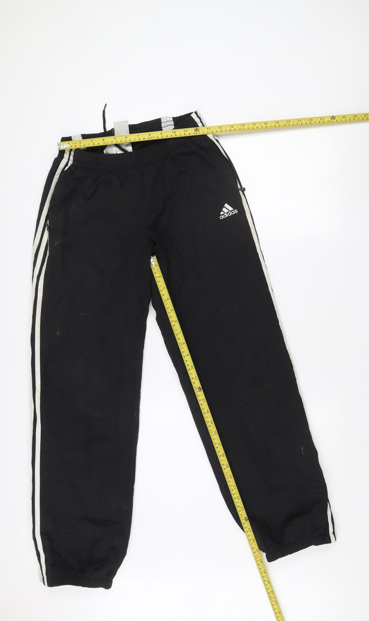 Adidas Men's Black M Track Pants Quick Dry Sports Trousers